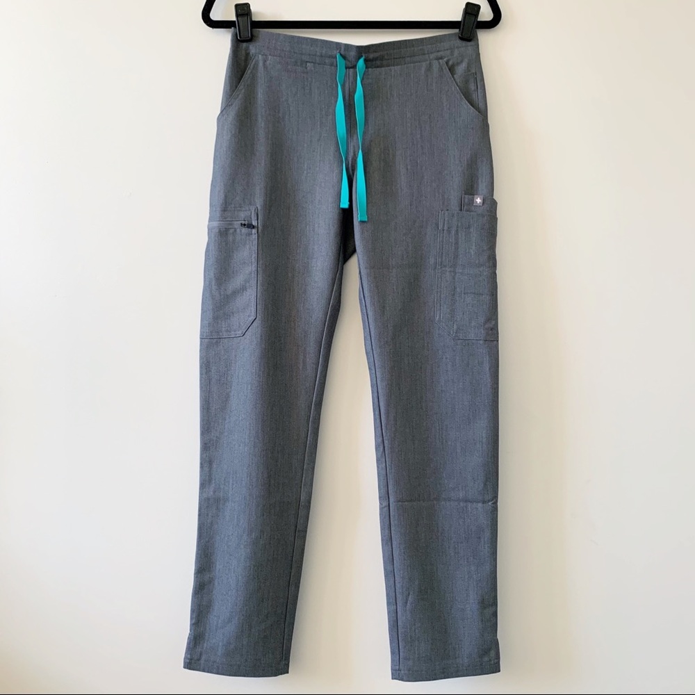 FIGS Yola Skinny Scrub Pants in Graphite Size XS Regular